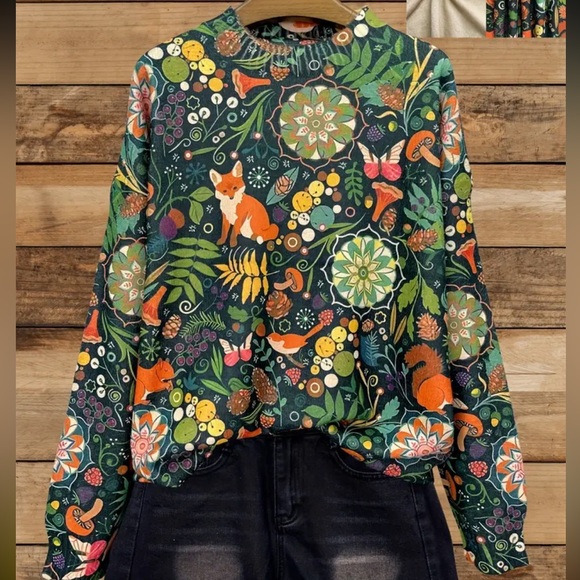 Forest FOX sweater - Picture 12 of 13